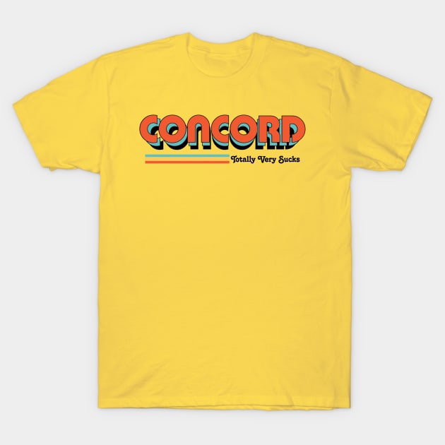 Vansa Design Concord Totally Very Sucks T Shirt